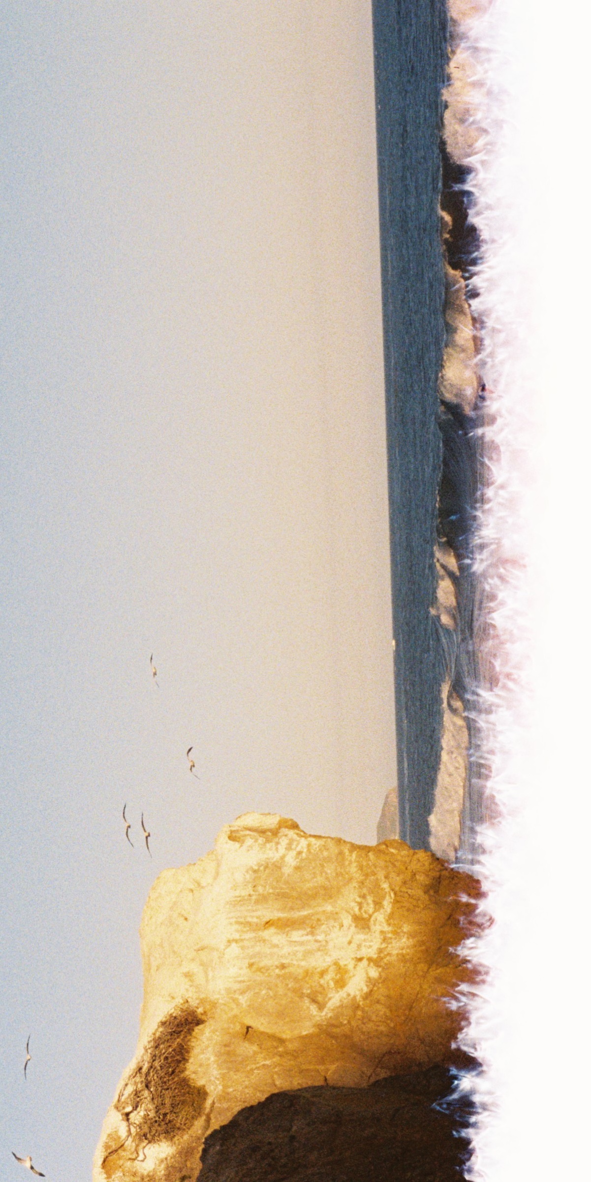 The rock and surf at El Matador moments after Grace and Christian became engaged.
